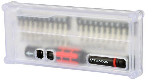 Zestaw wkrętaków precyzyjnych z grzechotką 20 bit PCS22 Tracon Electric