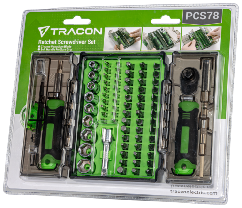Zestaw narzędzi 78pcs PCS78 Tracon Electric