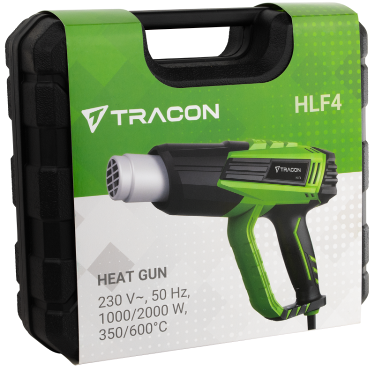 Opalarka 230V, 50Hz, 1000/2000W, 350/600°C HLF4 Tracon Electric