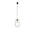 Lampa sufitowa wisząca Industrialna Loft PEAR BLACK M 7798 NOWODVORSKI Lighting oświetleniowa żyrandol nowoczesna szklana bańka gruszka z czarnym Premium