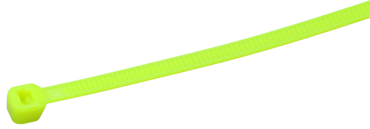 Zielona opaska kablowa neon, standardowa 290×3.6mm, D=2-80mm, PA6.6 230NZ Tracon Electric