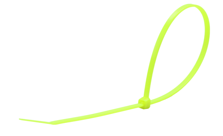 Zielona opaska kablowa neon, standardowa 290×3.6mm, D=2-80mm, PA6.6 230NZ Tracon Electric