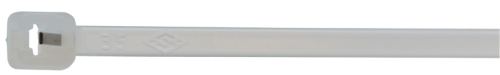 Opaska kablowa z zatrzaskiem metalowym, bezbarwna 186×4,8mm, D=3,5-45mm, PA6.6 T186 Tracon Electric