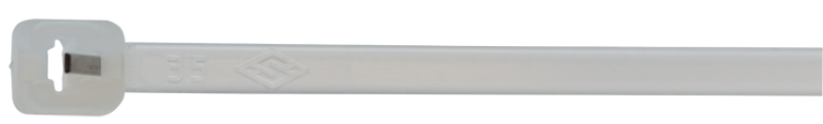 Opaska kablowa z zatrzaskiem metalowym, bezbarwna 293×4,8mm, D=3,5-78mm, PA6.6 T293 Tracon Electric