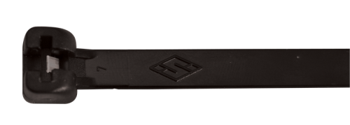 Opaska kablowa z zatrzaskiem metalowym, odp. na UV, czarna 208×3,6mm, D=2-50mm, PA6.6 TU208 Tracon Electric
