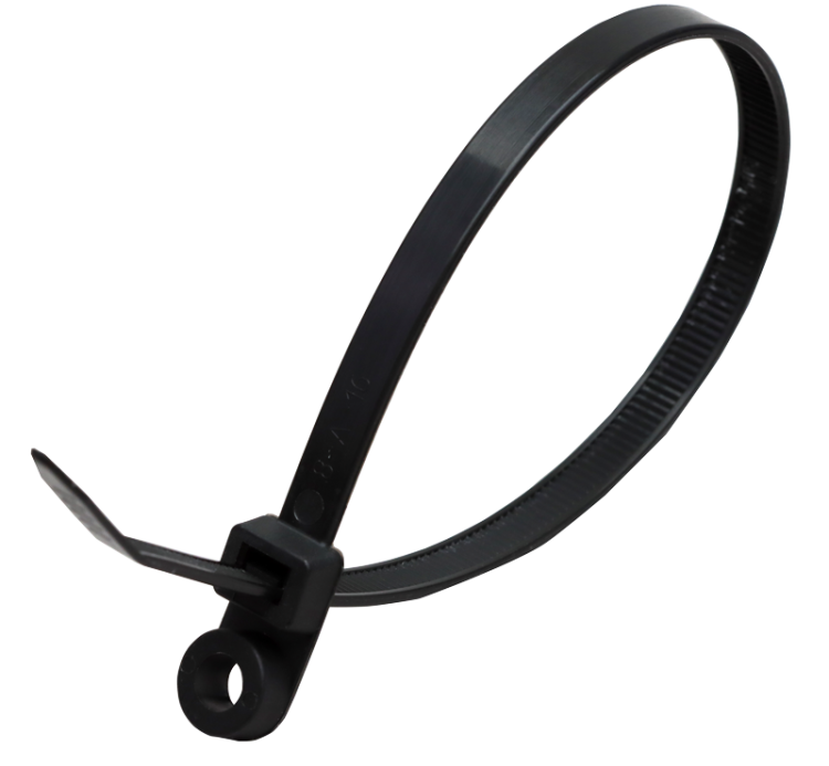 Opaska kablowa przykręcana 7.6×400mm, D=8-109, PA6.6 400-CS Tracon Electric
