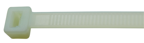 Opaska kablowa o zwiększonej odp. na temperaturę, bezbarwna 100×2,5mm, D=3-20mm, PA4.6, +130°C 100T Tracon Electric