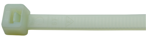 Opaska kablowa o zwiększonej odp. na temperaturę, bezbarwna 370×7,6mm, D=8-108mm, PA4.6, +130°C 370T Tracon Electric