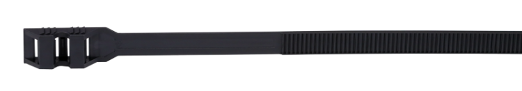 Opaska kablowa PA12, odporna na UV, czarna 132×9mm, D=4-27mm, PA12 132-12 Tracon Electric