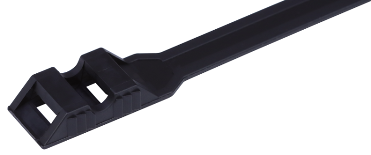 Opaska kablowa PA12, odporna na UV, czarna 180×9mm, D=5-45mm, PA12 180-12 Tracon Electric