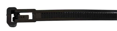 Opaska kablowa wielokrotnego użycia, czarna 350×8mm, D=10-100mm, PA 6.6 351-NY Tracon Electric