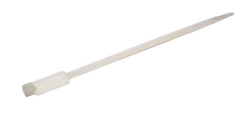 Opaska kablowa z tabliczką opisową, bezbarwna 190×3,6mm, D=10-48mm, PA6.6, (a×b=27×13mm) 190J Tracon Electric