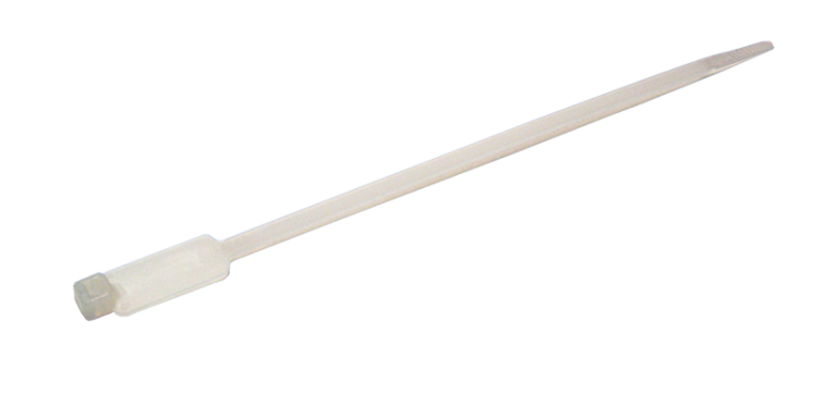 Opaska kablowa z tabliczką opisową, bezbarwna 190×3,6mm, D=10-48mm, PA6.6, (a×b=27×13mm) 190J Tracon Electric