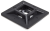 Uchwyt samoprzylepny/przykręcany do opasek 4stronny, czarny 28×28mm, d=5,7mm, PA6.6, 3M TALP281 Tracon Electric