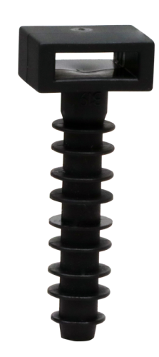 Wbijany uchwyt kablowy do opasek kablowych d=7mm, A=10,2×3,0mm, PA6.6 8138 Tracon Electric