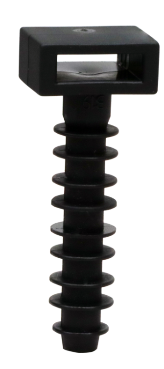 Wbijany uchwyt kablowy do opasek kablowych d=7mm, A=10,2×3,0mm, PA6.6 8138 Tracon Electric