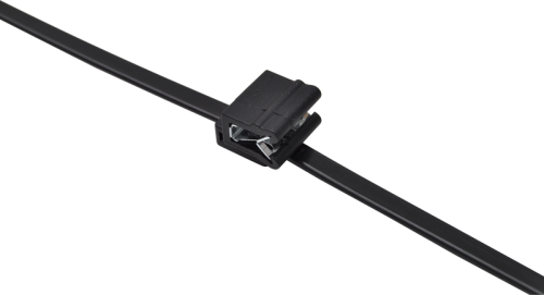 Opaska kablowa z klipsem 4.8×200mm, PA6.6 CSKT Tracon Electric