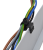 Opaska kablowa z klipsem 4.8×200mm, PA6.6 CSKT Tracon Electric