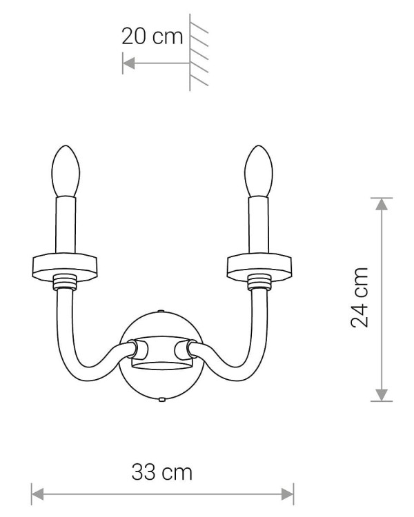 Lampa ścienna Kinkiet HAMPTON II 8155 NOWODVORSKI Lighting E14 nowoczesna oprawa oświetleniowa szklana szkło stal chrom pojedynczy do sypialni Inspiracje Premium