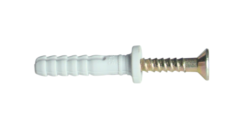 Kołek wbijany ze śrubą, szary M5×25mm, PA6.6 TB525 Tracon Electric