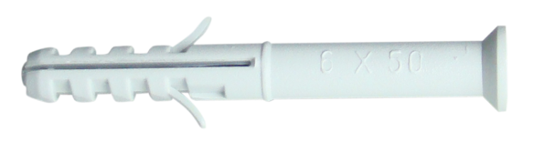 Kołek montażowy długi, szary M10×135mm, PA6.6 TH10135 Tracon Electric
