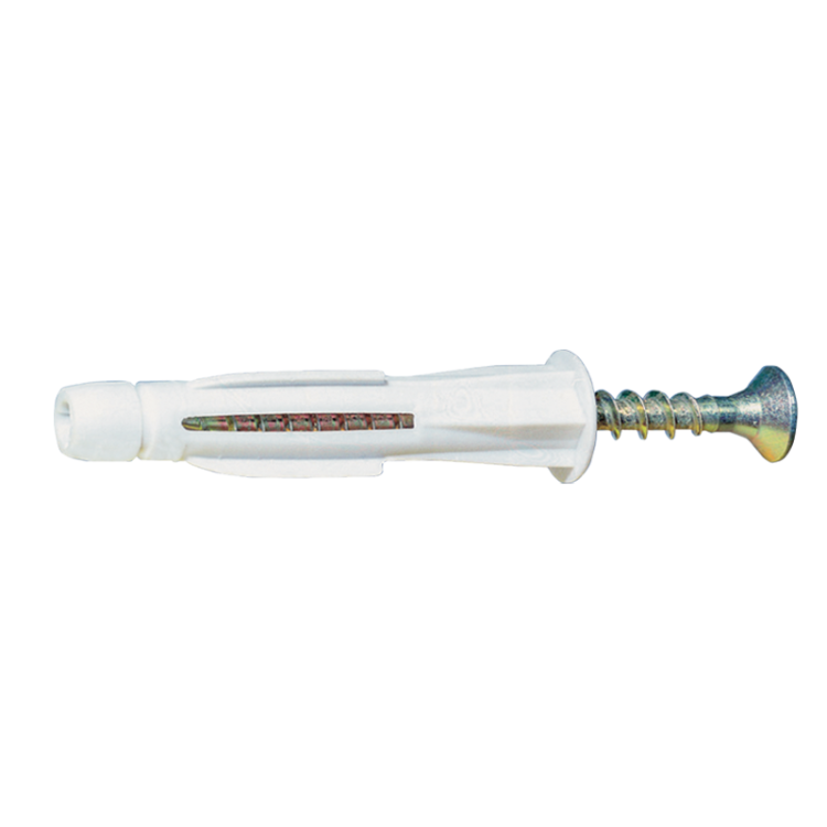 Kołek uniwersalny ze śrubą, szary M8×50mm, PA6.6 TOPCS8 Tracon Electric