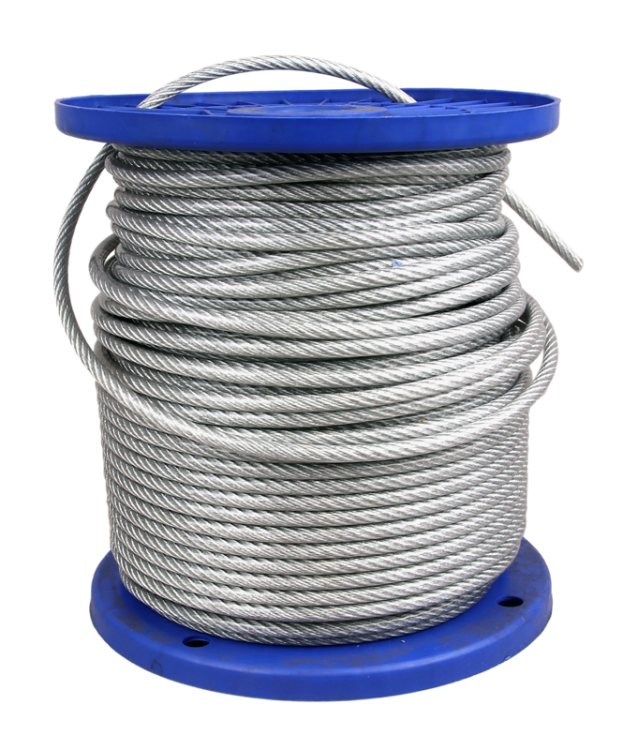 Linka stalowa, ocynkowana w izolacji PVC, 4mm 4mm, PVC DKOT4 Tracon Electric