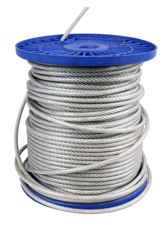 Linka stalowa, ocynkowana w izolacji PVC, 4mm 4mm, PVC DKOT4 Tracon Electric