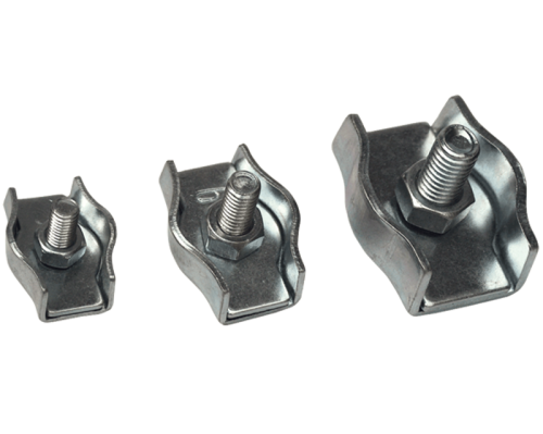 Zacisk linowy, pojedynczy, stal d=6mm, M6 BSZ1-6 Tracon Electric