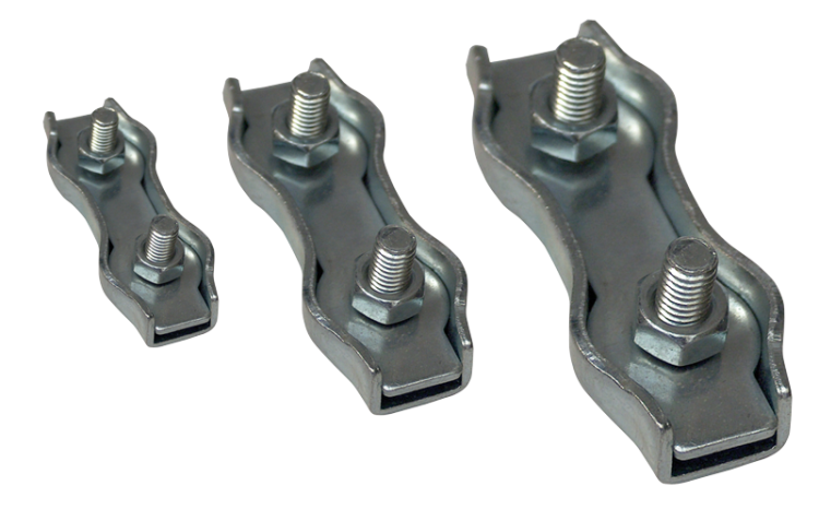 Zacisk linowy, podwójny, stal d=2-2,5mm, M4 BSZ2-2 Tracon Electric