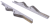 Zestaw do mocowania na słupie (Al) L×W×D=450×25×1,5mm TMEK642 Tracon Electric
