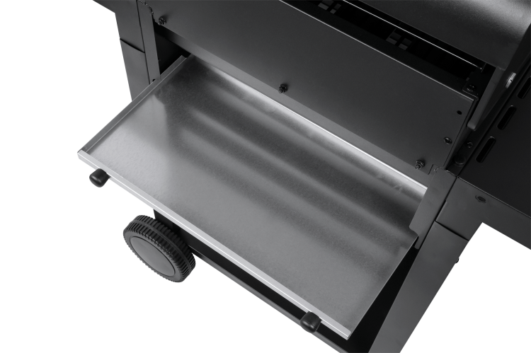 Grill ogrodowy gazowy prostokątny z pokrywą i termometrem BBQ 3000 TSA0081 Teesa 3 palniki barbeque na taras do ogrodu na działkę czarny