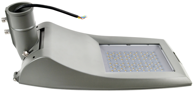 Oprawa uliczna LED - ULOR=0 z regulacją kąta świecenia 100-240 VAC, 80 W, 8800 lm, 50000 h, 2700K, EEI=E LSJB80WW Tracon Electric