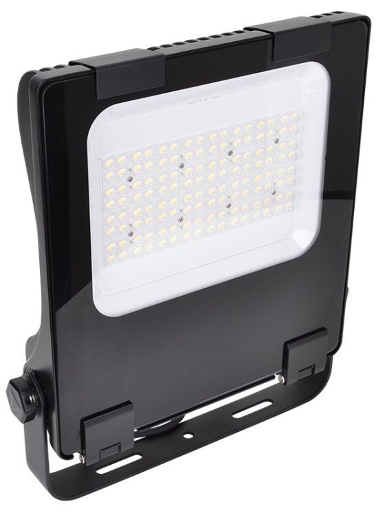 Reflektor LED, asymetryczny 100-240VAC,50/60Hz,100W,13.500lm,4000K,IP66,EEI=D RHISA100W Tracon Electric
