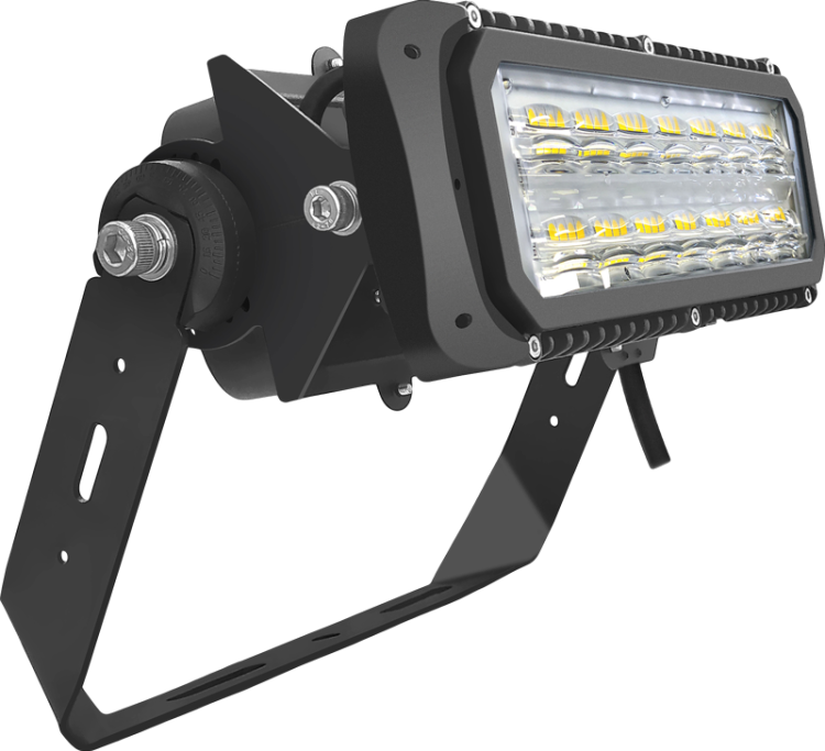 Stadionowy reflektor LED 100-240V,50,75W,11700lm,4000K,IP66,25°,1-10V,EEI=D RSVA75W25 Tracon Electric