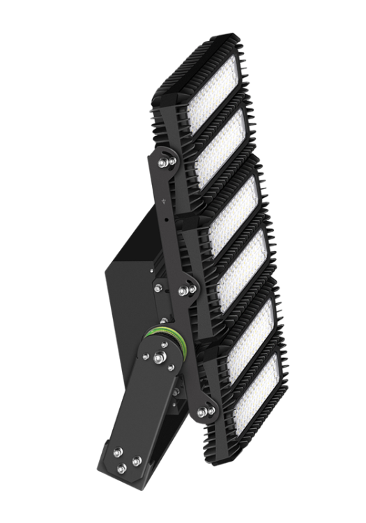 Stadionowy reflektor LED 100-240V,50Hz,680W,100100lm,4000K,IP66,25°,1-10V,EEI=D RSVA680W25 Tracon Electric