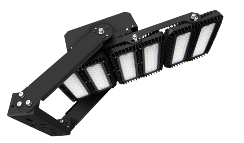 Stadionowy reflektor LED 100-240V,50Hz,680W,100100lm,4000K,IP66,25°,1-10V,EEI=D RSVA680W25 Tracon Electric