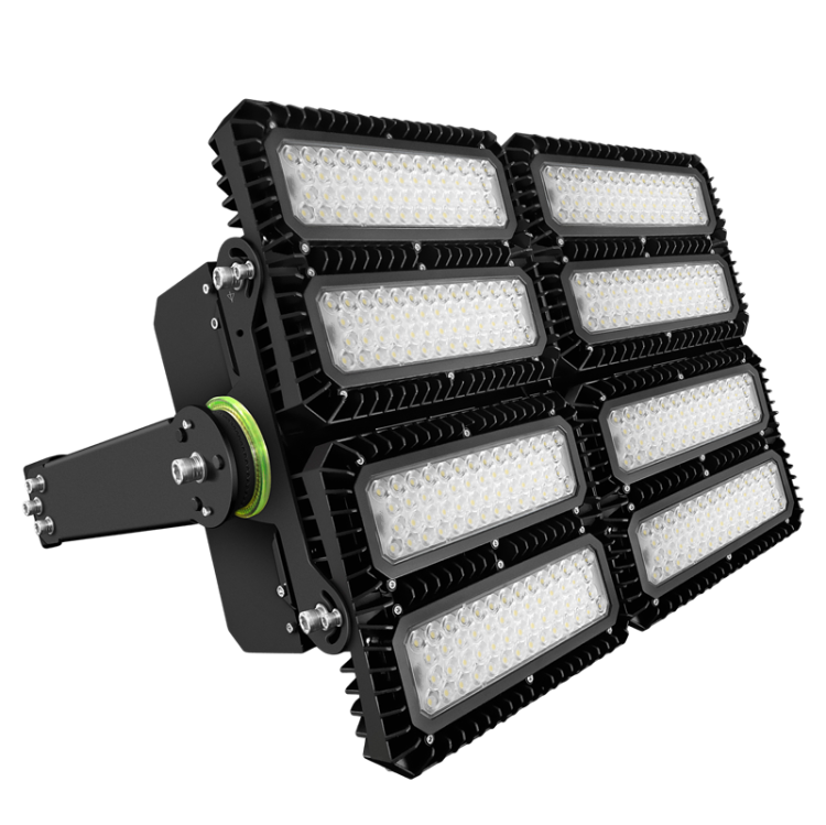 Stadionowy reflektor LED 100-240V,50Hz,900W,134000lm,4000K,IP66,25°,1-10V,EEI=D RSVA900W25 Tracon Electric