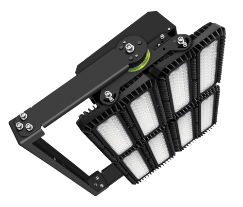 Stadionowy reflektor LED 100-240V,50Hz,900W,134000lm,4000K,IP66,25°,1-10V,EEI=D RSVA900W25 Tracon Electric