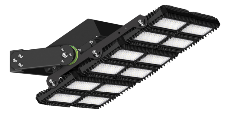 Stadionowy reflektor LED 100-240V,50Hz,1350W,200000lm,4000K,IP66,25°,1-10V,EEI=D RSVA1350W25 Tracon Electric