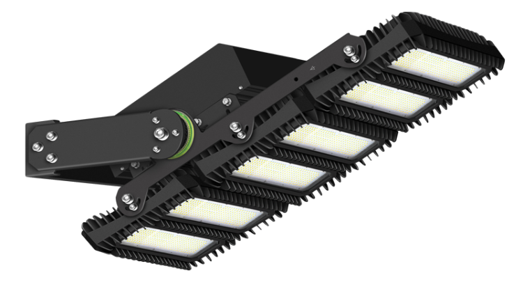 Stadionowy reflektor LED 100-240V,50Hz,680W,100100lm,4000K,IP66,110°,1-10V,EEI=D RSVB680W110 Tracon Electric
