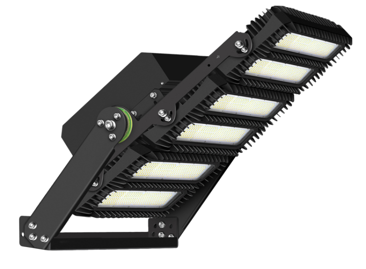 Stadionowy reflektor LED 100-240V,50Hz,680W,100100lm,4000K,IP66,110°,1-10V,EEI=D RSVB680W110 Tracon Electric