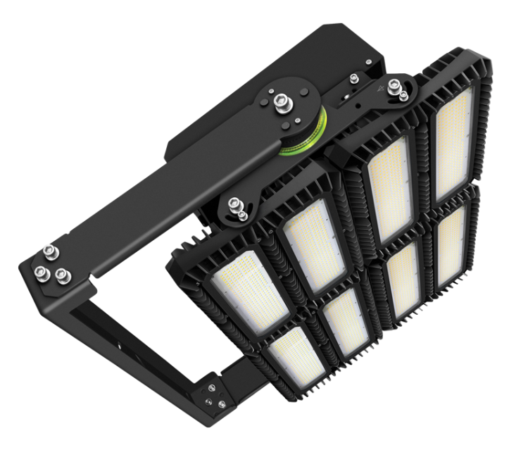 Stadionowy reflektor LED 100-240V,50Hz,900W,134000lm,4000K,IP66,110°,1-10V,EEI=D RSVB900W110 Tracon Electric