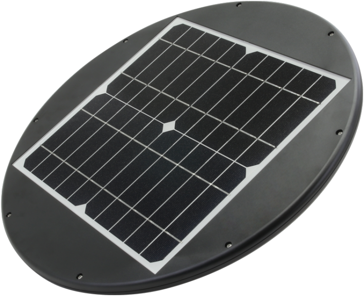 Parkowa oprawa solarna 20 W, 4000 K, 2100 lm, IP65, 6,4 V 6000 mAh LiFePO4 LSPL25W Tracon Electric