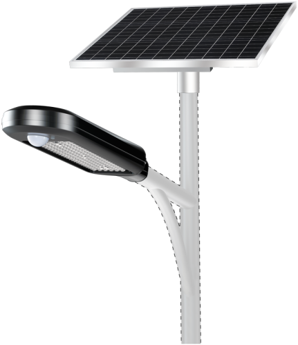 Uliczna oprawa solarna z regulowanym panelem 40 W, 4000 K, 5200 lm, IP65, 12,8 V 15000 mAh LiFePO4 LSLSB40W Tracon Electric
