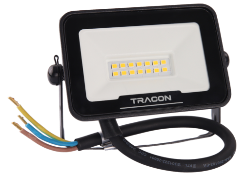 Reflektor LED z układem SAMSUNG 220-240V AC, 10W, 4000K, IP66, 1000lm, EEI=F RSMDS10W Tracon Electric