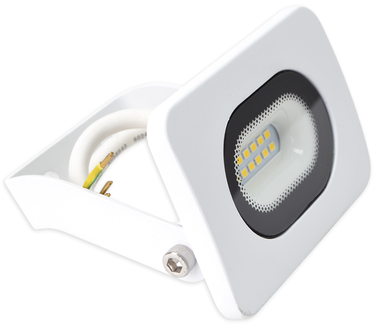 Reflektor SMD LED, biały 220-240V AC, 10W, 4000K, IP65, 800lm, EEI=G RSMDLF10 Tracon Electric