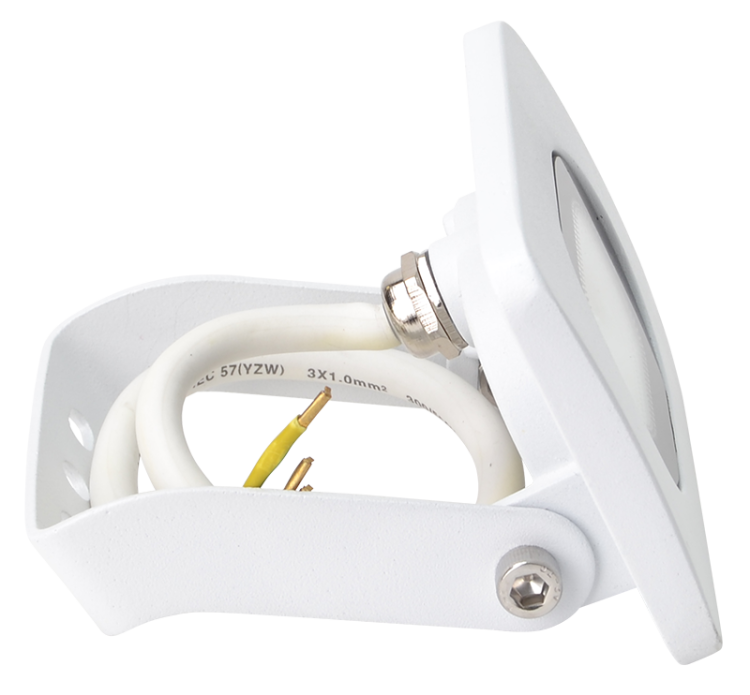Reflektor SMD LED, biały 220-240V AC, 10W, 4000K, IP65, 800lm, EEI=G RSMDLF10 Tracon Electric