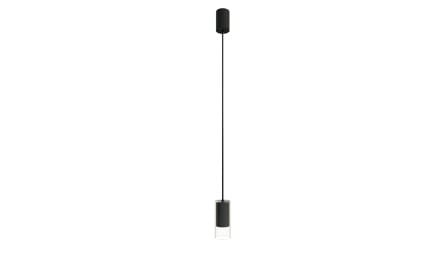 Lampa sufitowa wisząca Industrialna Loft CYLINDER BLACK S zwis 7866 NOWODVORSKI Lighting GU10 oświetleniowa żyrandol nowoczesna tuba szkło metal do Kuchni Jadalni nad stół blat wyspę czarna Inspiracje Premium
