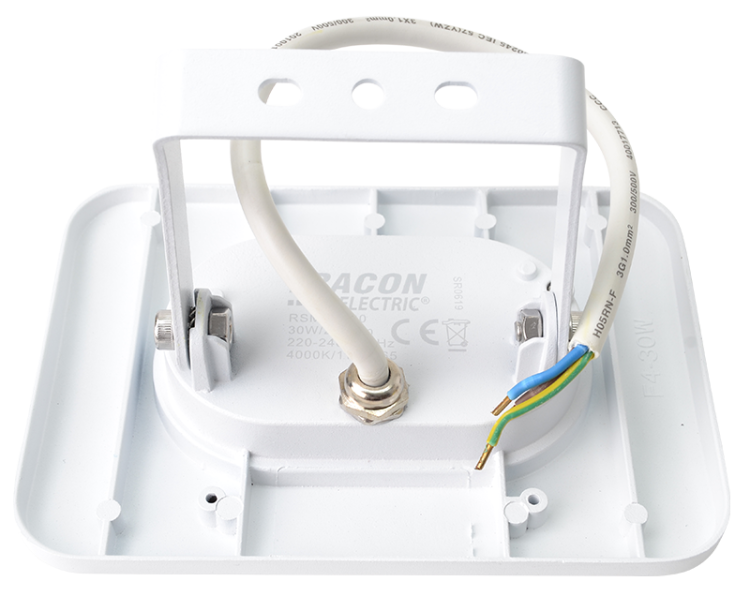 Reflektor SMD LED, biały 30W, 4000K, IP65, 220-240V AC, 2700lm, EEI=F RSMDLF30 Tracon Electric
